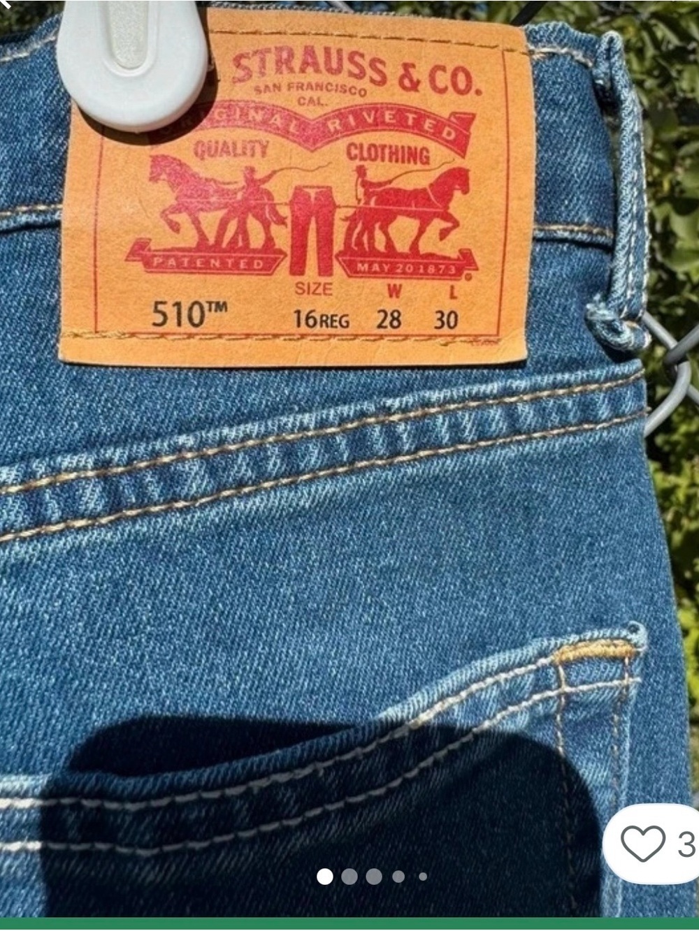 Levi's 510 Skinny Jeans in denim blue